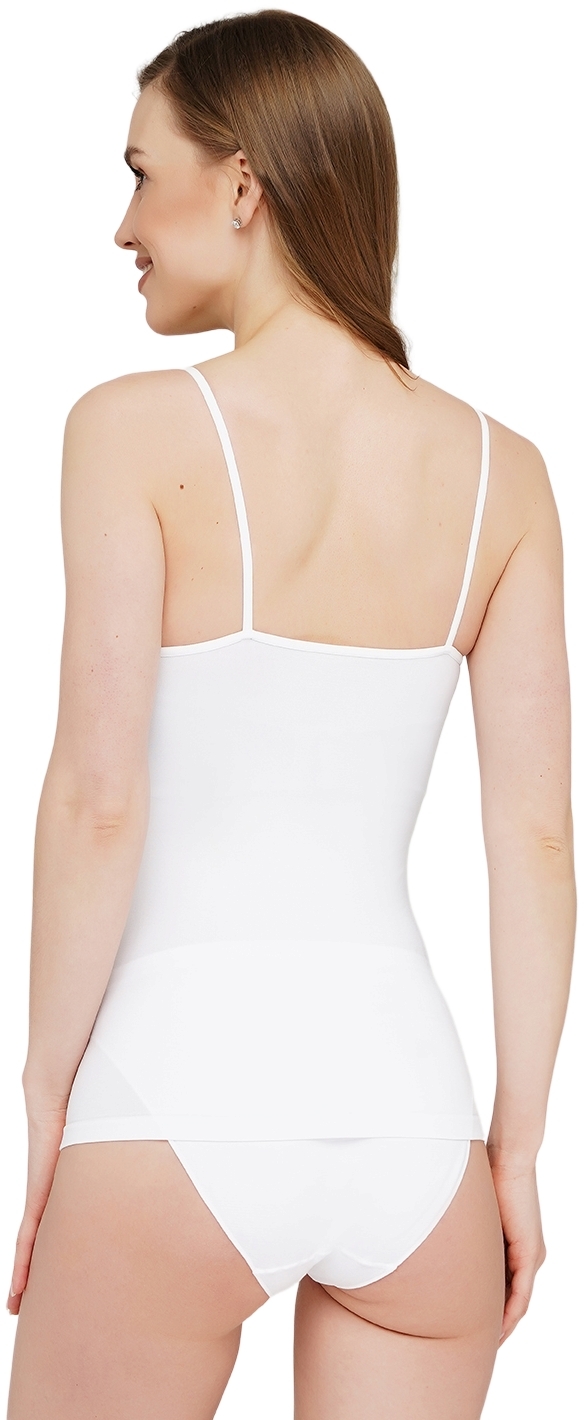 Майка бесшовная Giulia 6986 Camisole L/XL белая фото 2