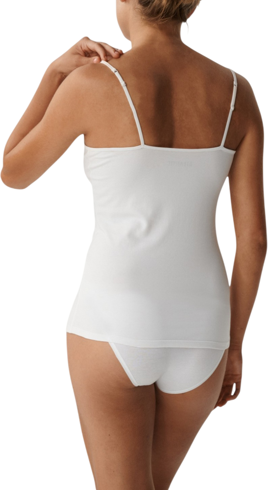 Майка женская тонкая бретель Atlantic BLV-197N L белый фото 2