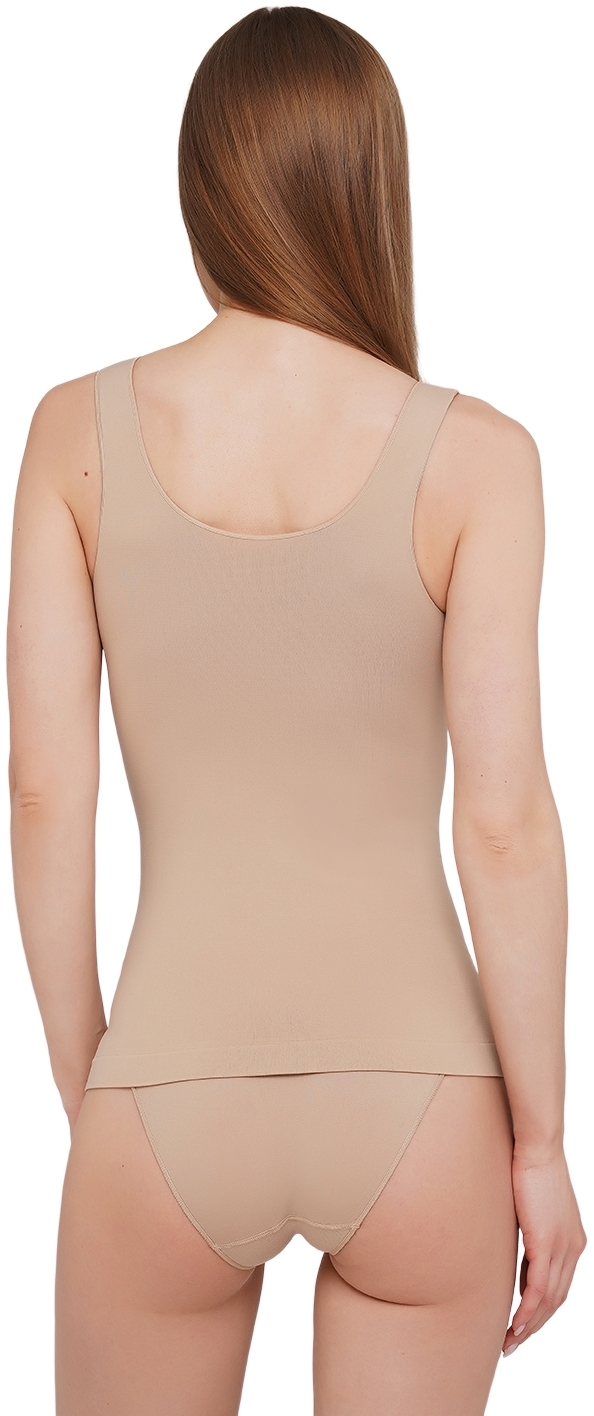 Майка безшовна Giulia 6963 Tank L/XL бежевафото2