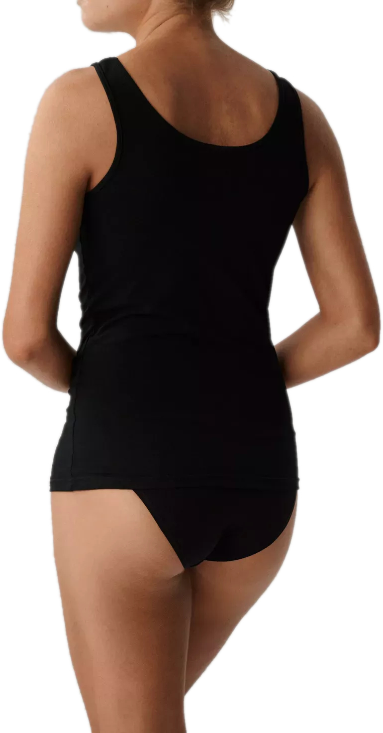 Майка женская широкая бретель Atlantic BLV-198N L черная фото 2