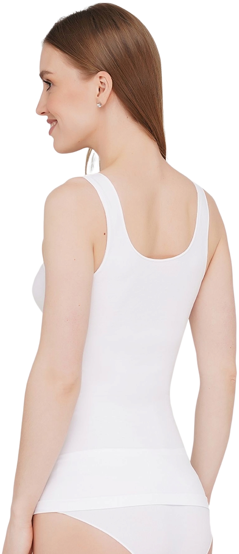 Майка безшовна Giulia 6963 Tank L/XL білафото2