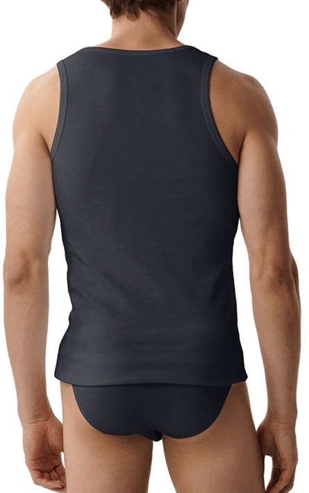 Майка мужская на тонких бретелях Atlantic BMV-046 L графитовые фото 2