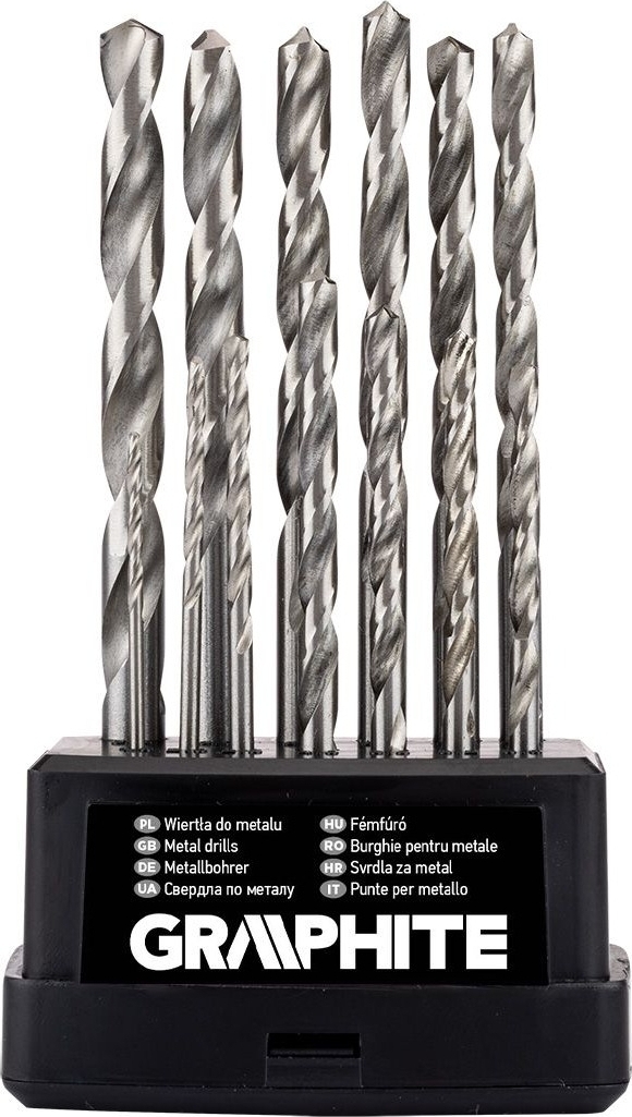 Набор сверл по металлу GRAPHITE HSS-G 13 шт (54T915) фото 2