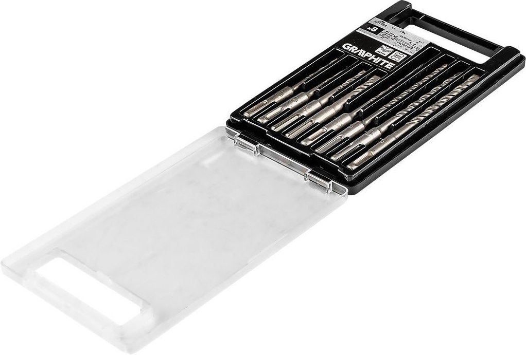 Набор сверл по бетону GRAPHITE SDS Plus 8шт (56T168) фото 5