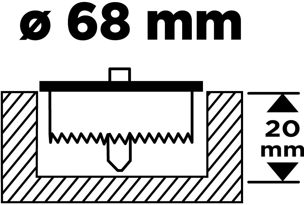 Сверло для пенопласта GRAPHITE (56T615) фото 2