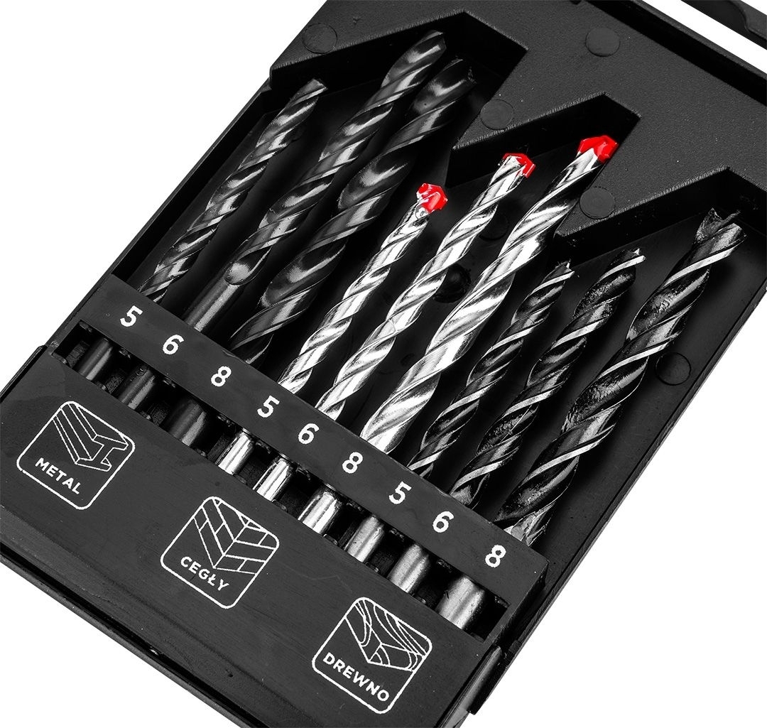 Набор сверл GRAPHITE 9шт (54T431) фото 3