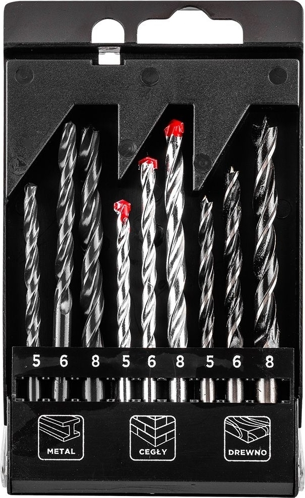 Набор сверл GRAPHITE 9шт (54T431) фото 4