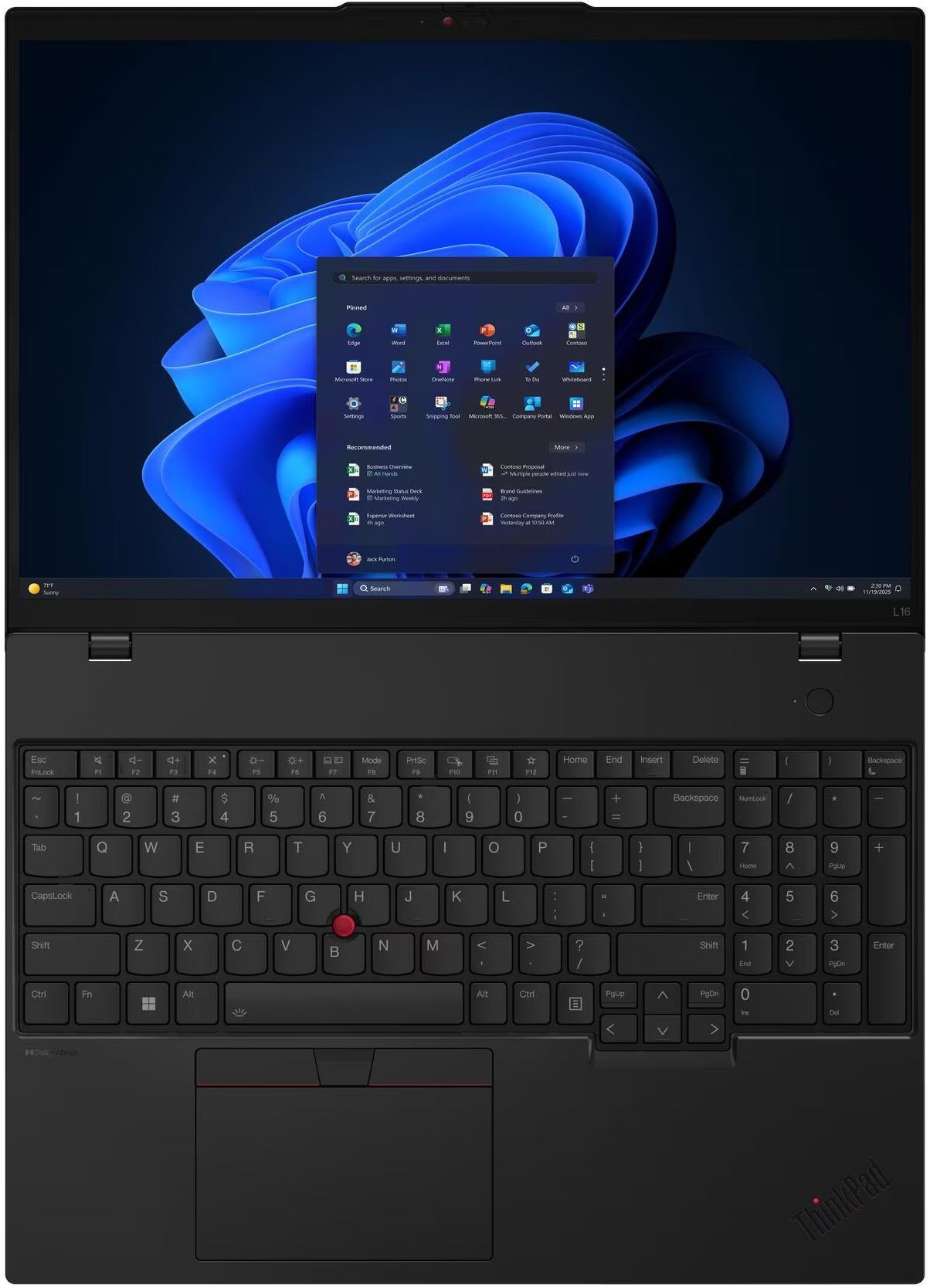 Ноутбук LENOVO ThinkPad L16-G2 (21SA002PRA)фото