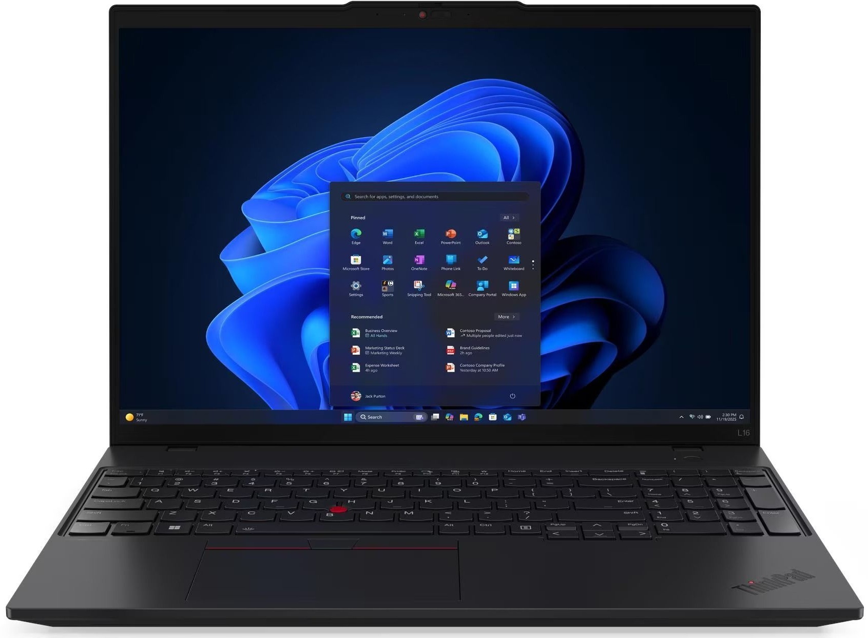 Ноутбук LENOVO ThinkPad L16-G2 (21SA002PRA)фото