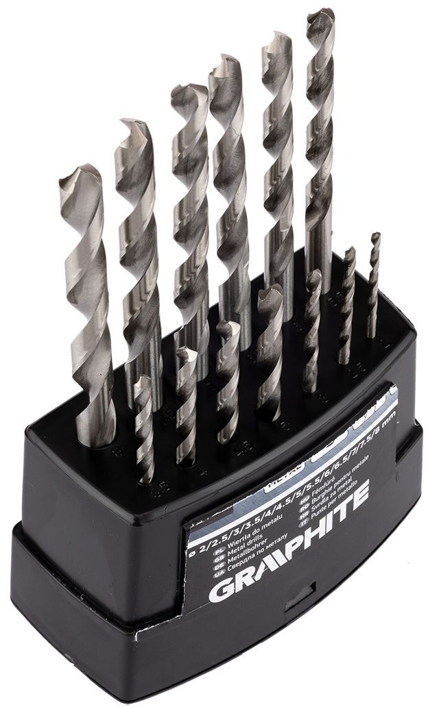 Набор сверл по металлу GRAPHITE HSS-G 13 шт (54T920) фото 3