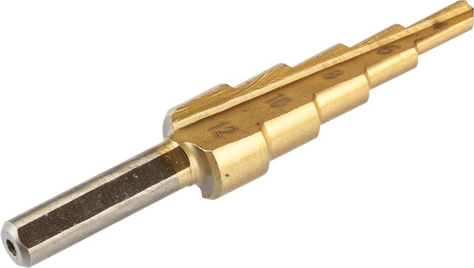 Набор сверл GRAPHITE TiN, 4шт (54T301) фото 3