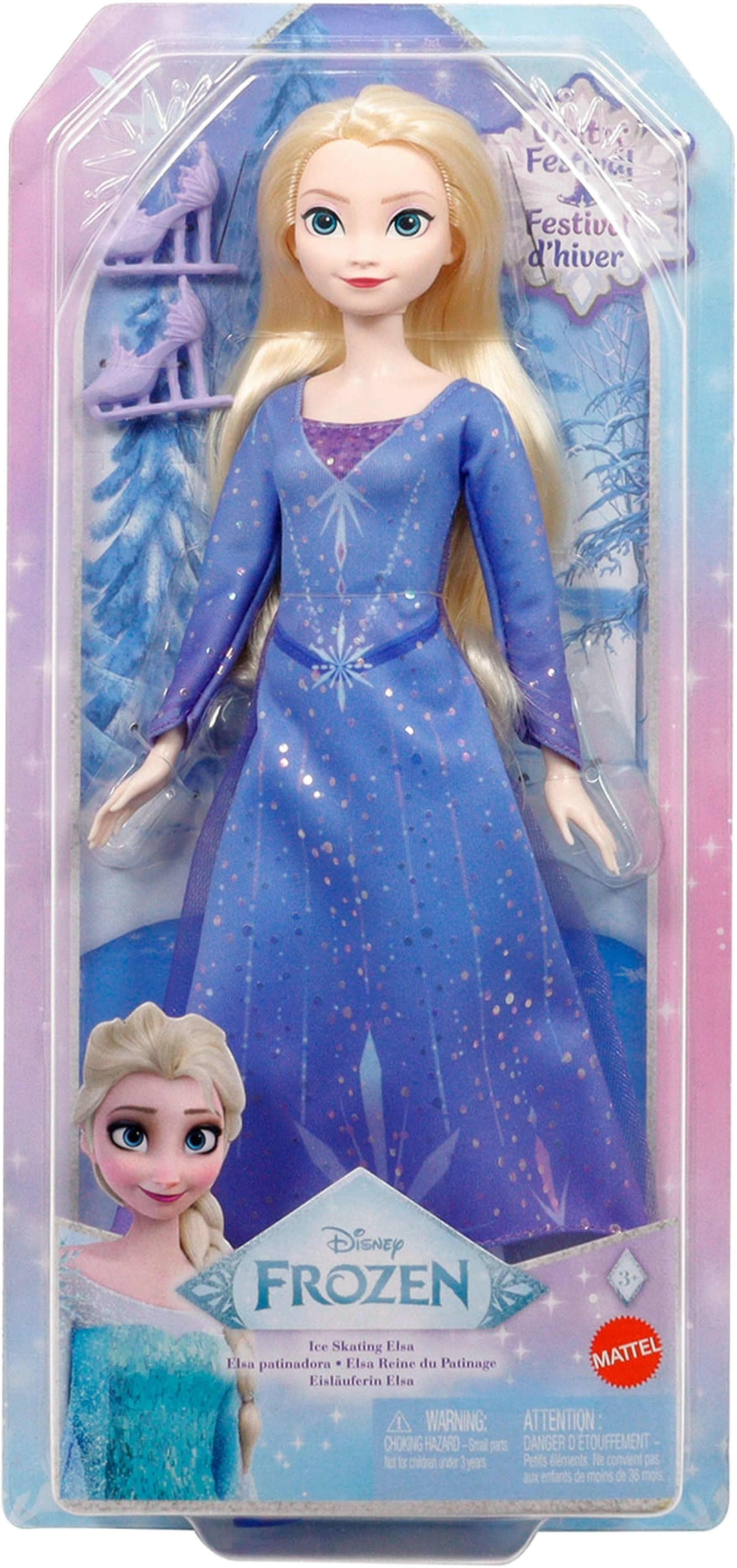 Кукла-принцесса Disney Frozen Эльза Катание на коньках с м/ф Ледяное сердце (JBG53) фото 6
