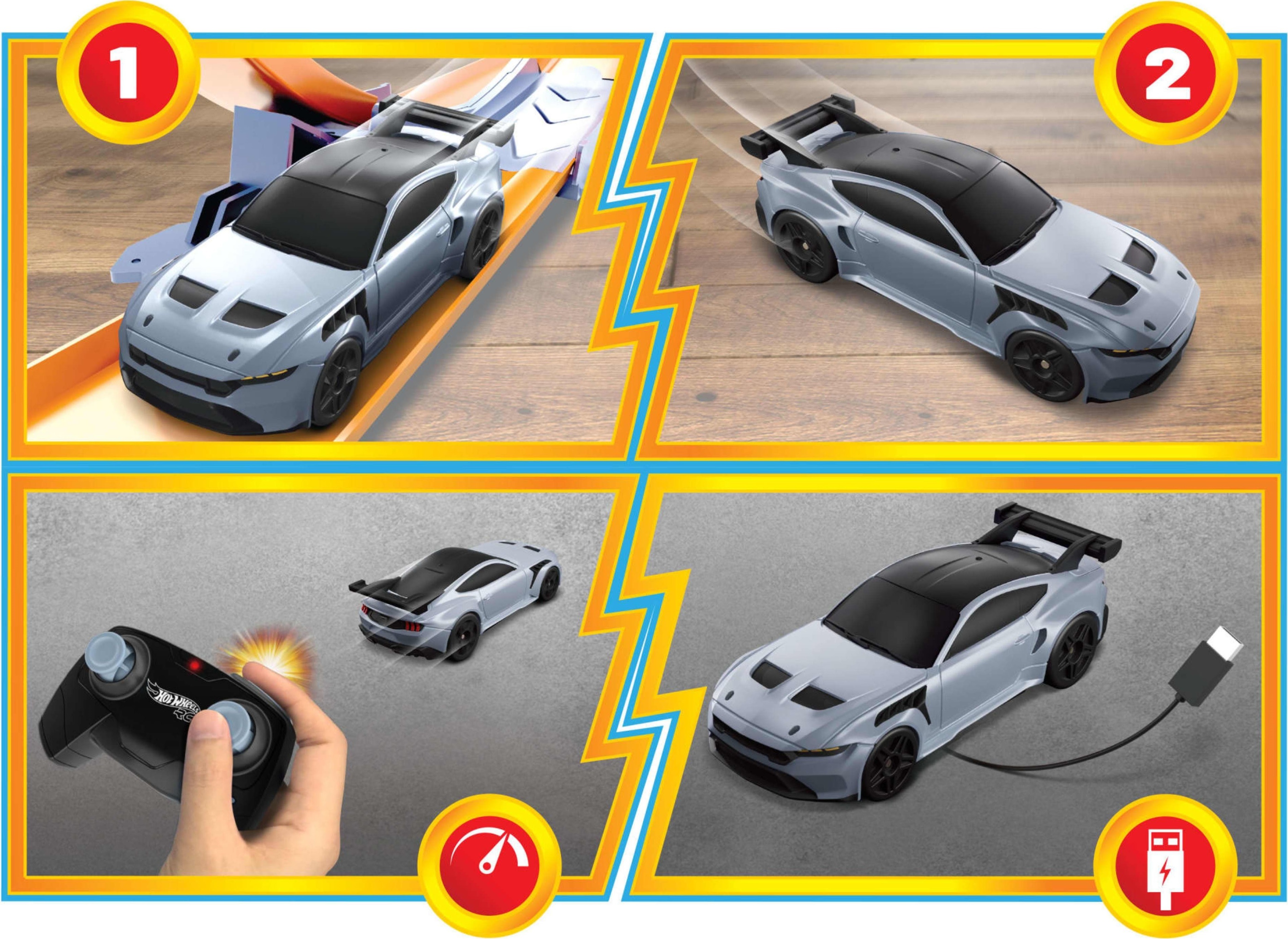 Машинка Hot Wheels на радіокеруванні Ford Mustang GTD 1:64 (JBH04)фото7