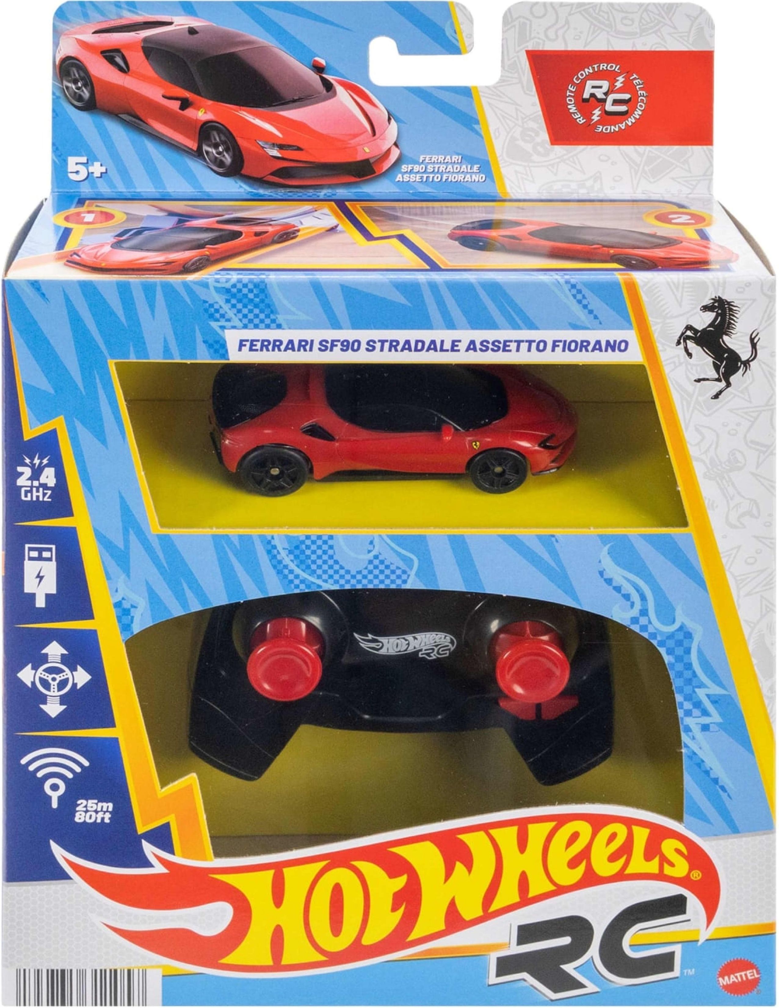 Машинка Hot Wheels на радіокеруванні Ferrari SF90 Stradale Assetto Fiorano 1:64 (JGD09)фото