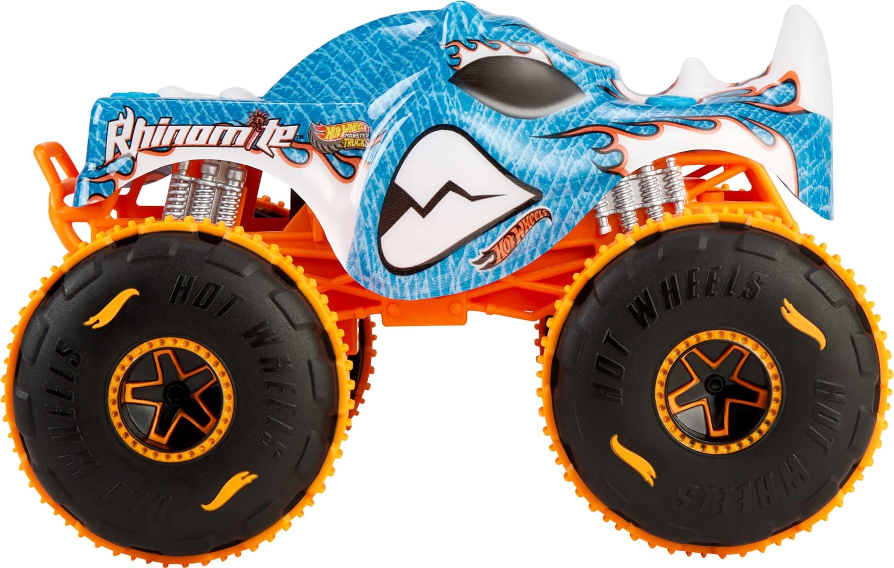 Машинка-позашляховик збільшена Hot Wheels на радіокеруванні Monster Trucks Rhinomite 1:24 (JBK11) фото