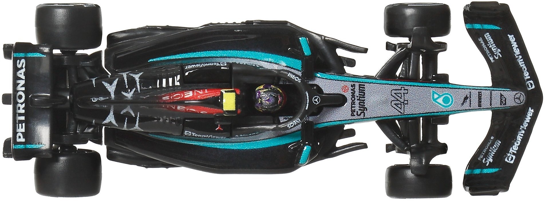 Болид коллекционный Hot Wheels Mercedes-Benz 2024 Lewis Hamilton Formula 1 (JBM16) фото 