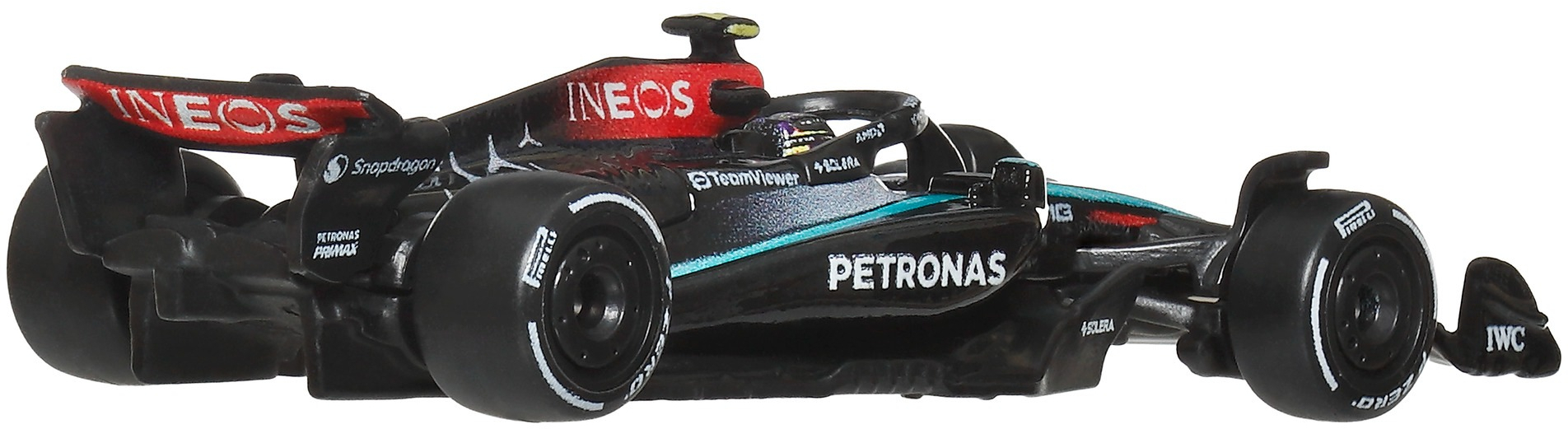 Болид коллекционный Hot Wheels Mercedes-Benz 2024 Lewis Hamilton Formula 1 (JBM16) фото 