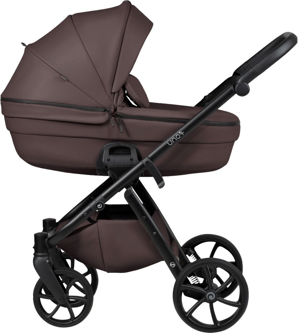 Коляска универсальная Tutis Uno6 plus Leather Cioccolata (1602177) фото 2