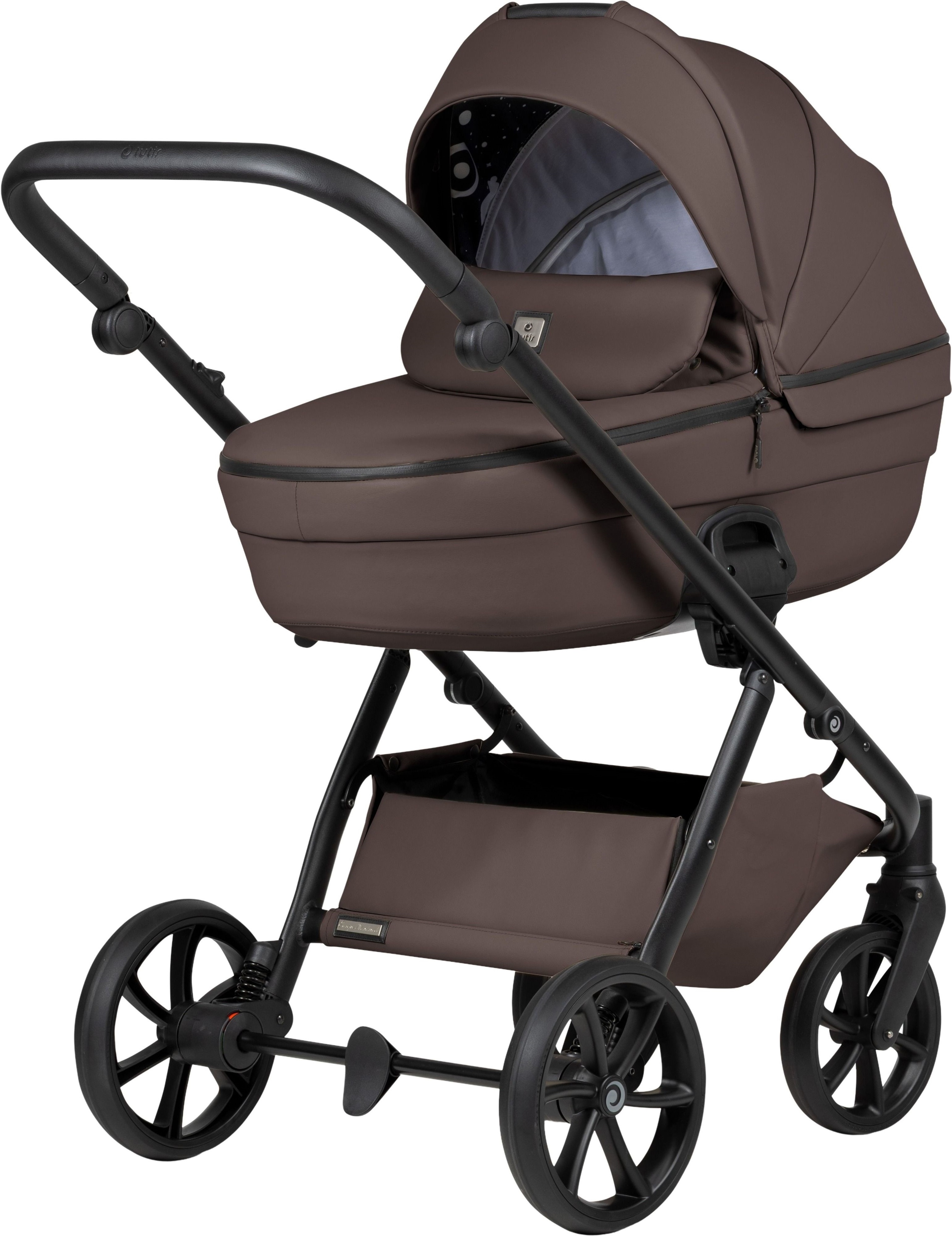 Коляска универсальная Tutis Uno6 plus Leather Cioccolata (1602177) фото 3