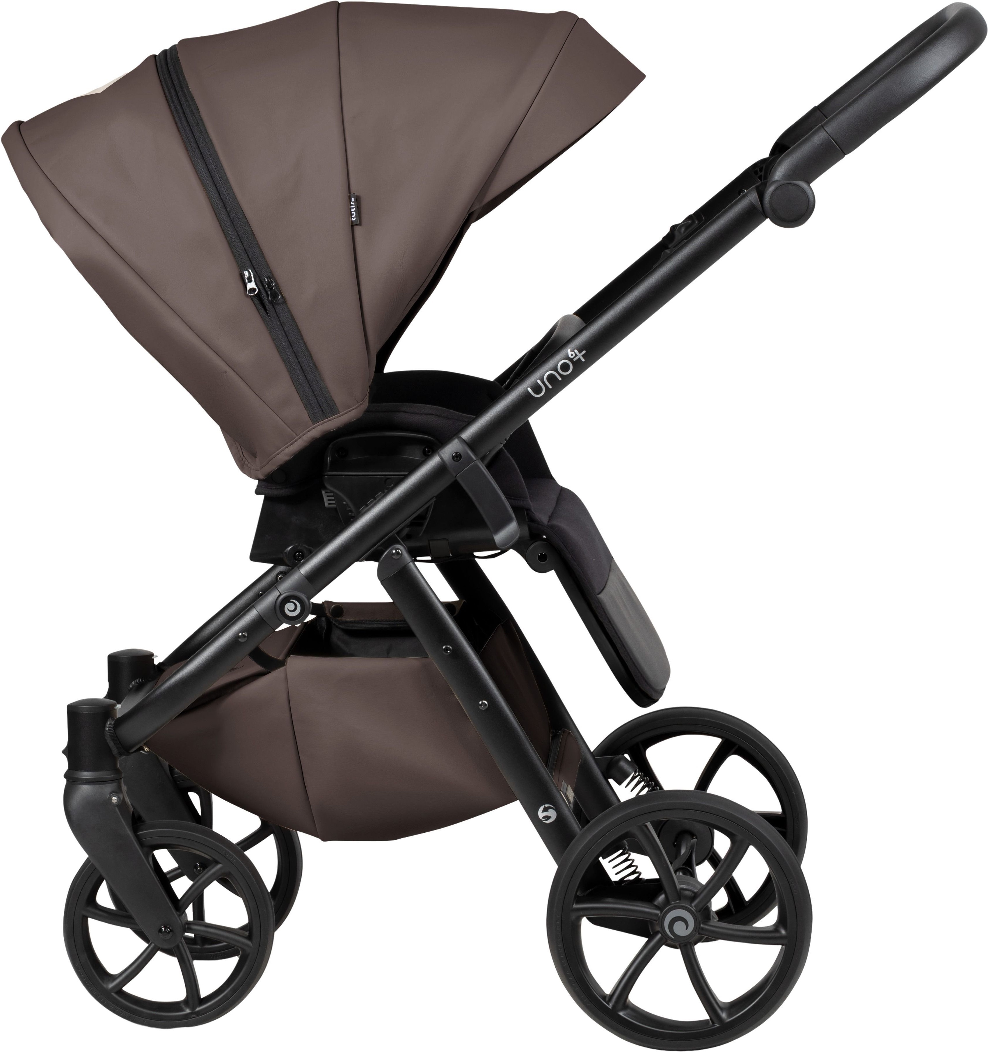 Коляска универсальная Tutis Uno6 plus Leather Cioccolata (1602177) фото 4