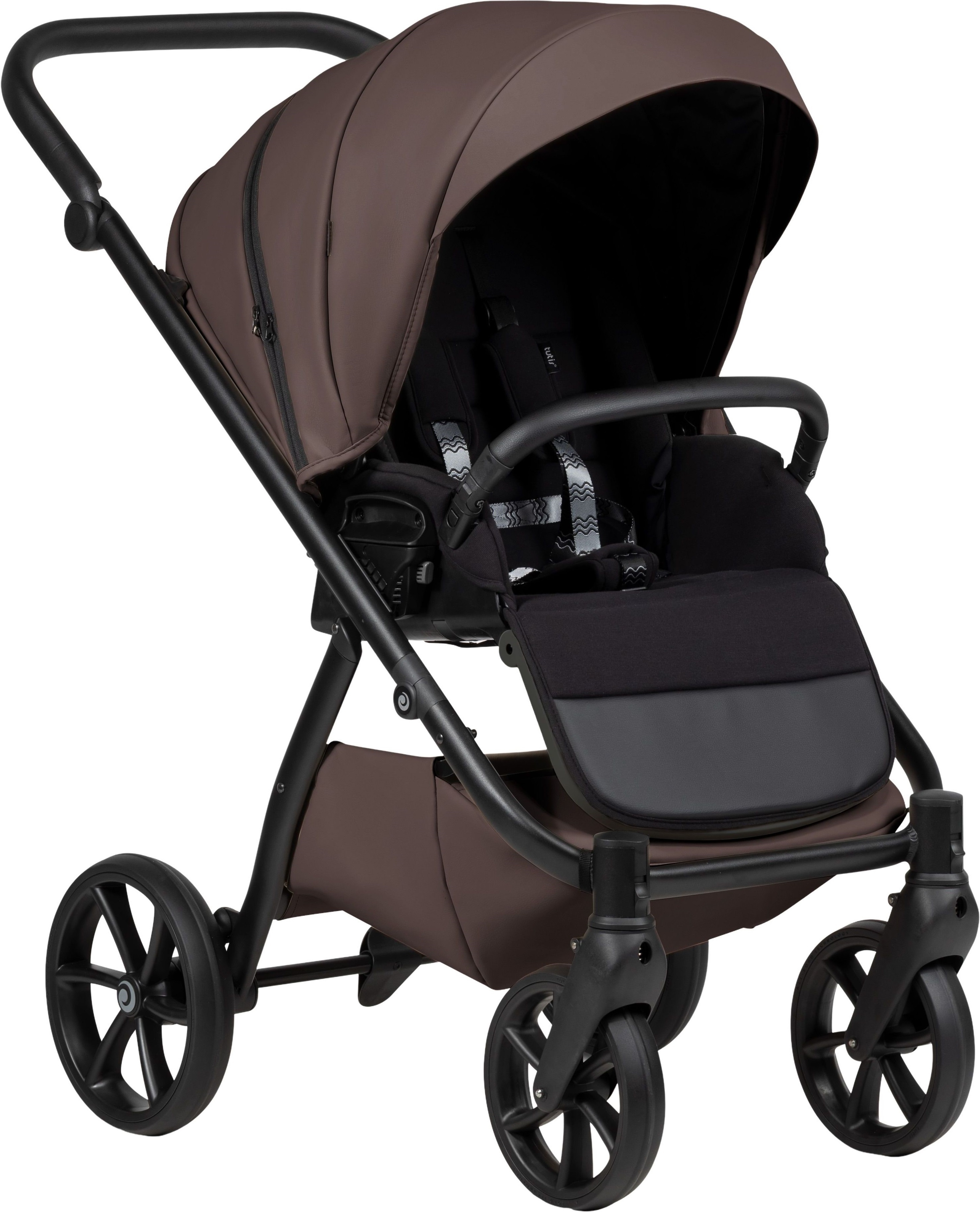 Коляска универсальная Tutis Uno6 plus Leather Cioccolata (1602177) фото 5