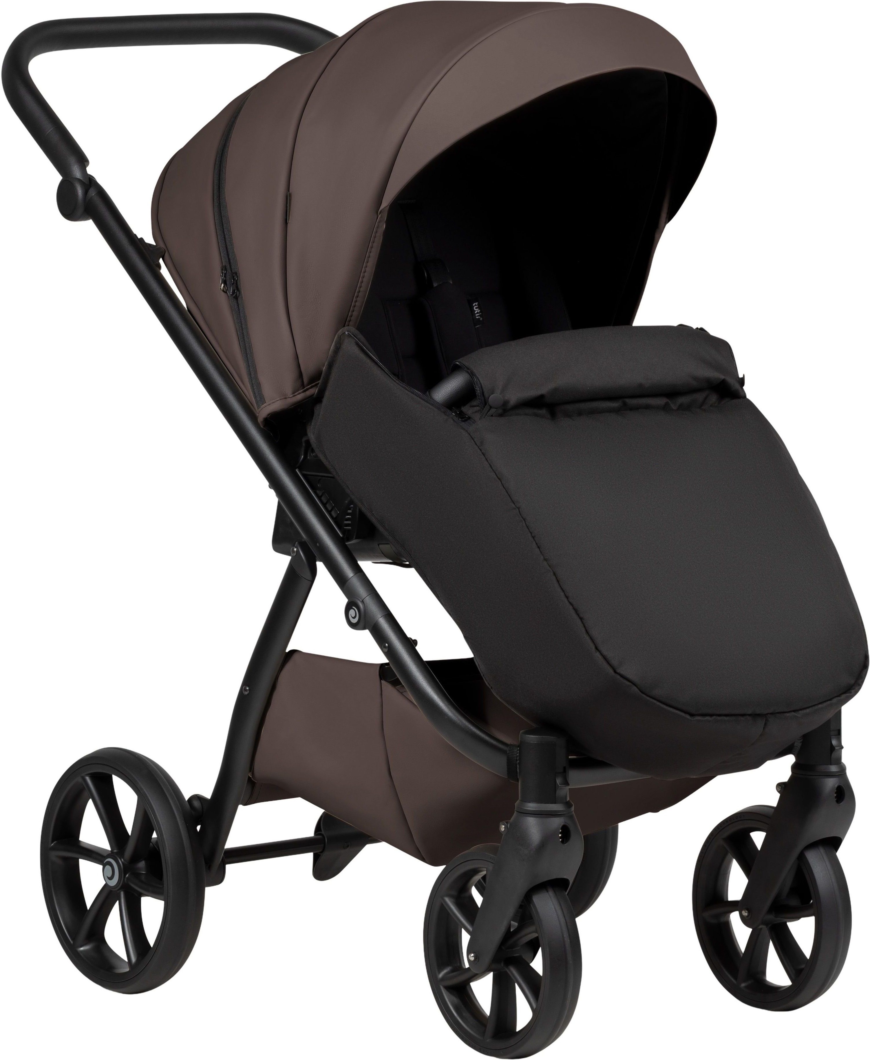 Коляска универсальная Tutis Uno6 plus Leather Cioccolata (1602177) фото 6