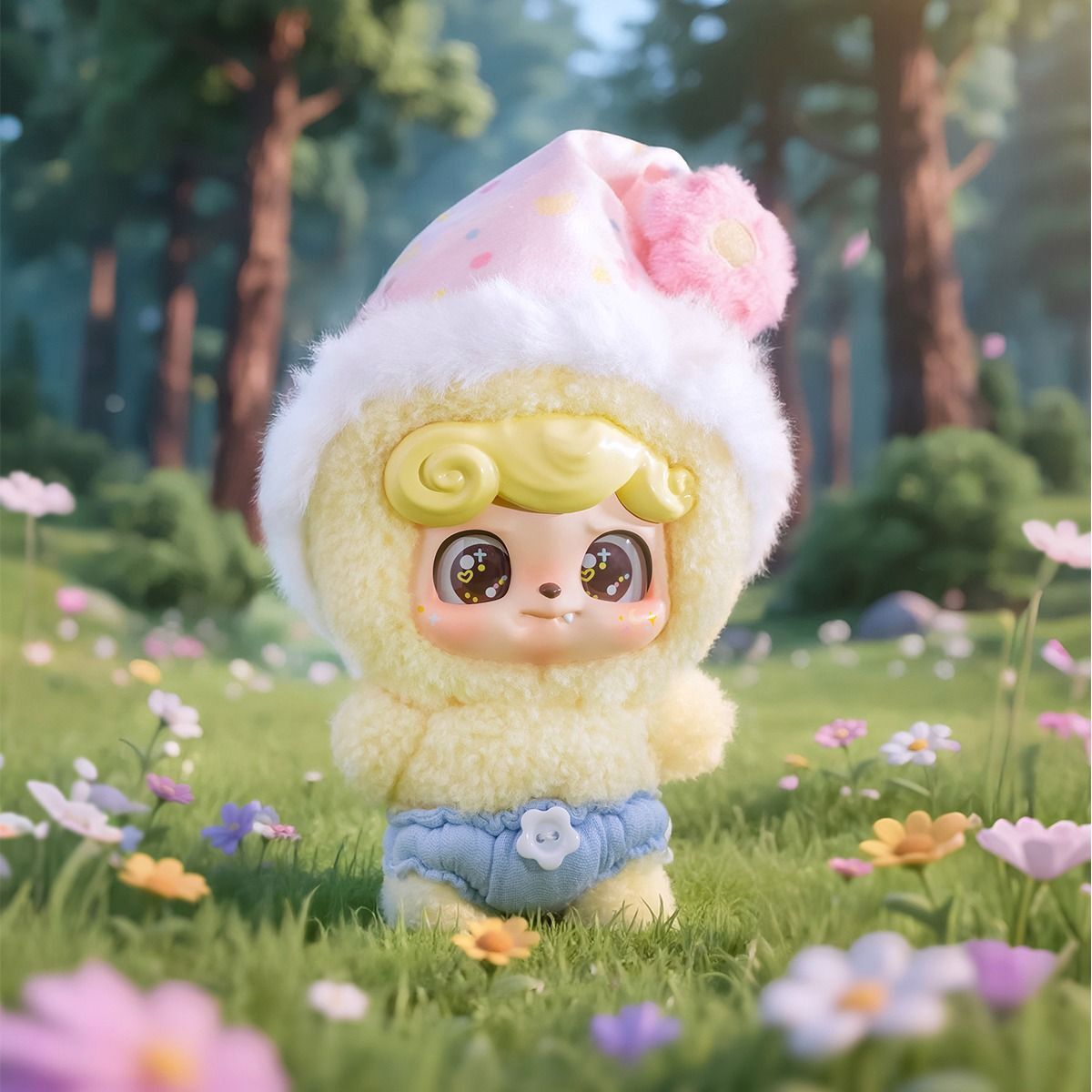 Коллекционная мягкая игрушка-сюрприз на подвесе POP TOP JOTOYS серии Q.Kid - Сказочные истории (JO-2025023) фото 