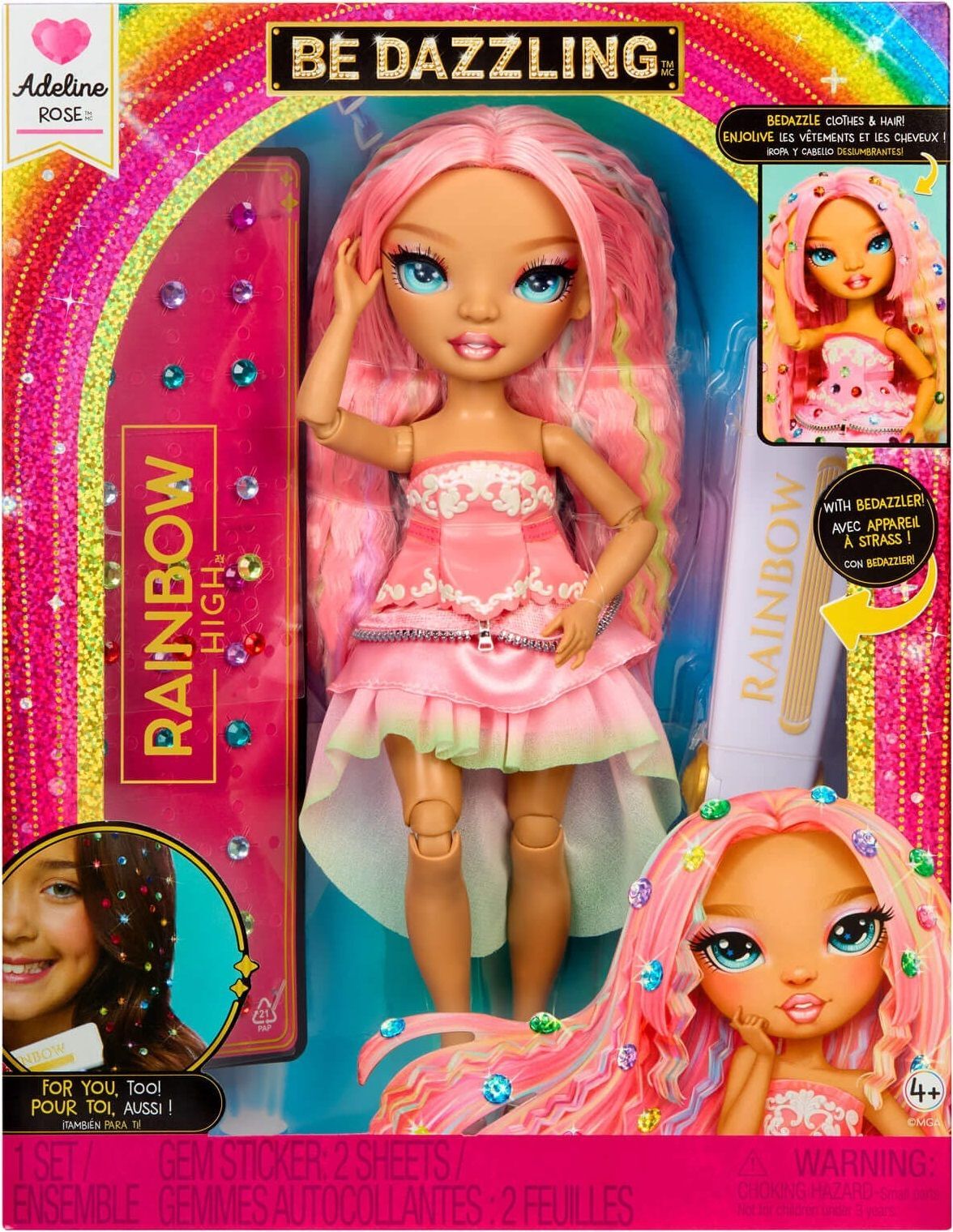 Лялька Rainbow High серії Be Dazzling – Аделін (597797)фото5