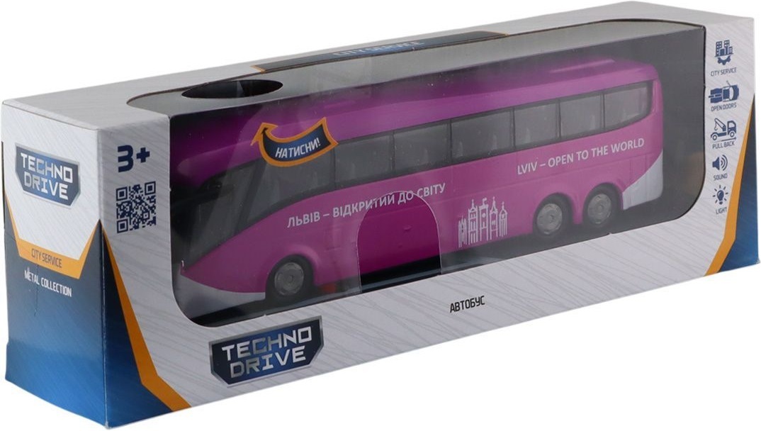 Модель - Автобус Львів (світло, звук) (510432.270)фото12