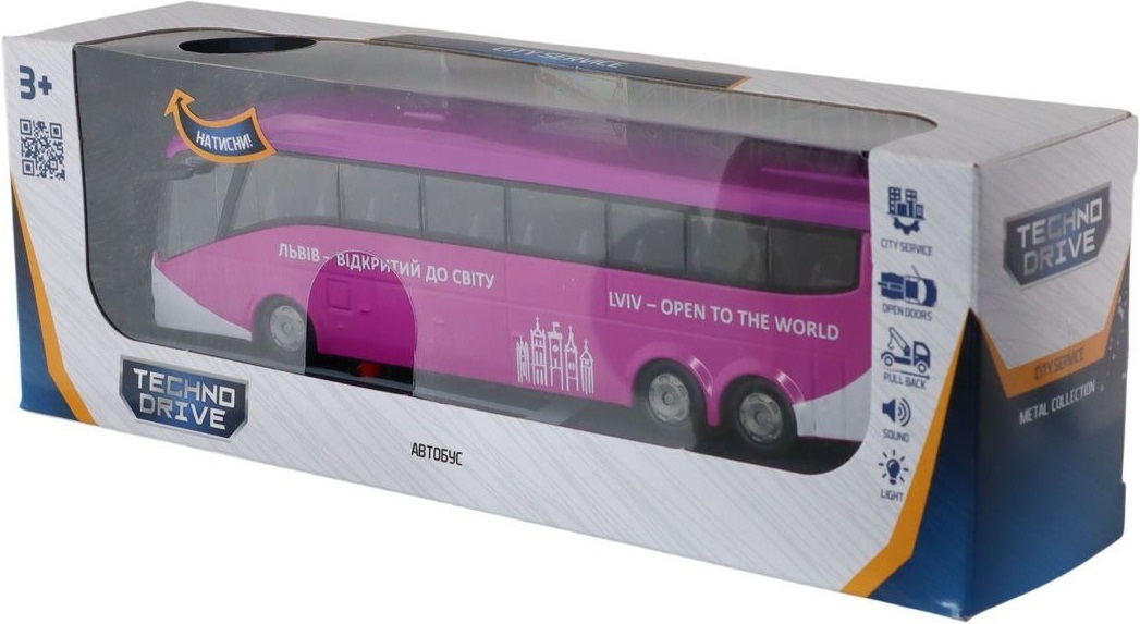 Модель - Автобус Львів (світло, звук) (510432.270)фото11