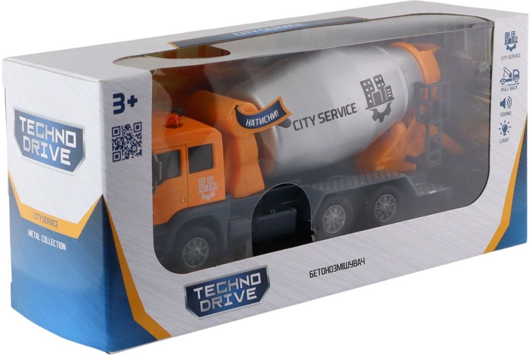 Модель TechnoDrive - Бетонозмішувач (світло, звук) (510777.270)фото11