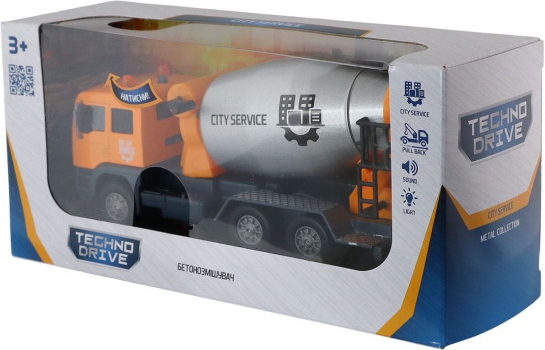 Модель TechnoDrive - Бетонозмішувач (світло, звук) (510777.270)фото10