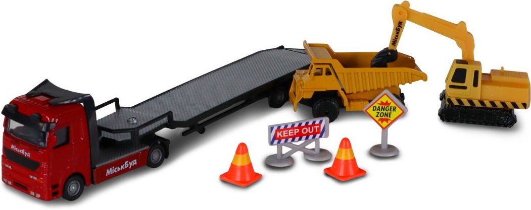 Набір ігровий - Автоперевізник (автоперевізник, самоскид, екскаватор, акс.) (541757.270)фото9