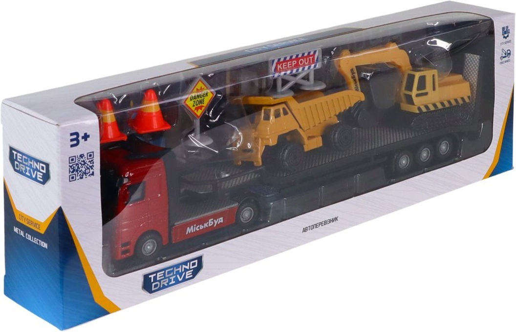 Набір ігровий - Автоперевізник (автоперевізник, самоскид, екскаватор, акс.) (541757.270)фото12