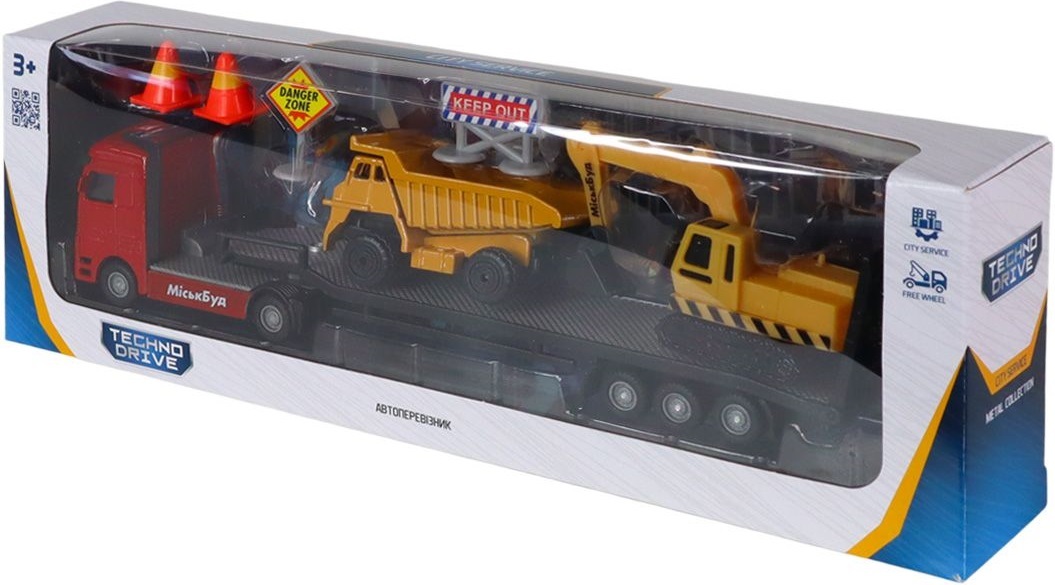 Набір ігровий - Автоперевізник (автоперевізник, самоскид, екскаватор, акс.) (541757.270)фото11