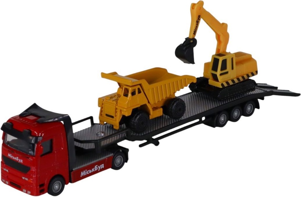 Набір ігровий - Автоперевізник (автоперевізник, самоскид, екскаватор, акс.) (541757.270)фото2
