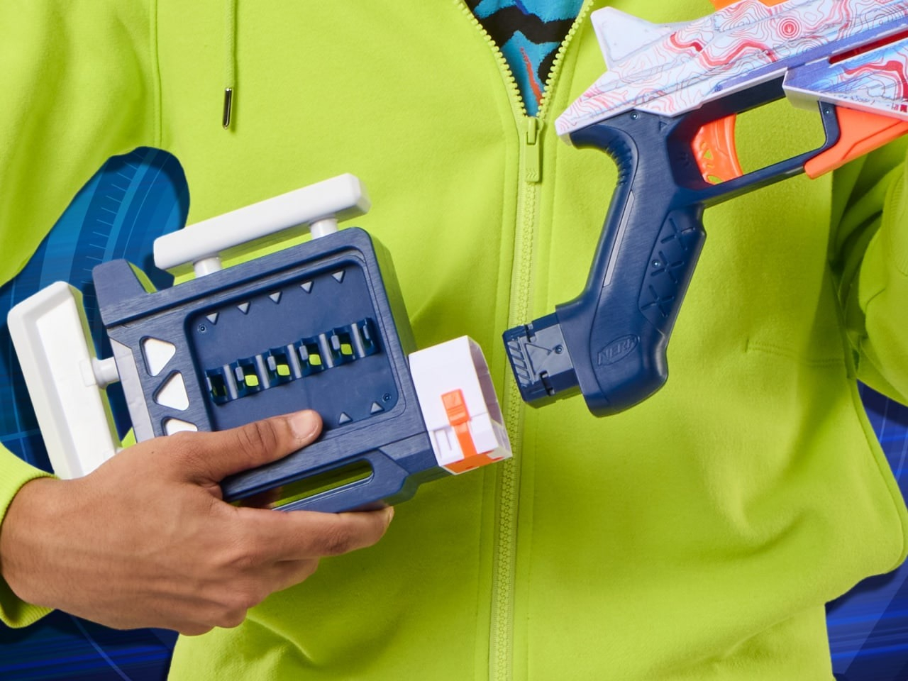 Бластер Nerf Loadout Arctic Zerostriker (G1763)фото7