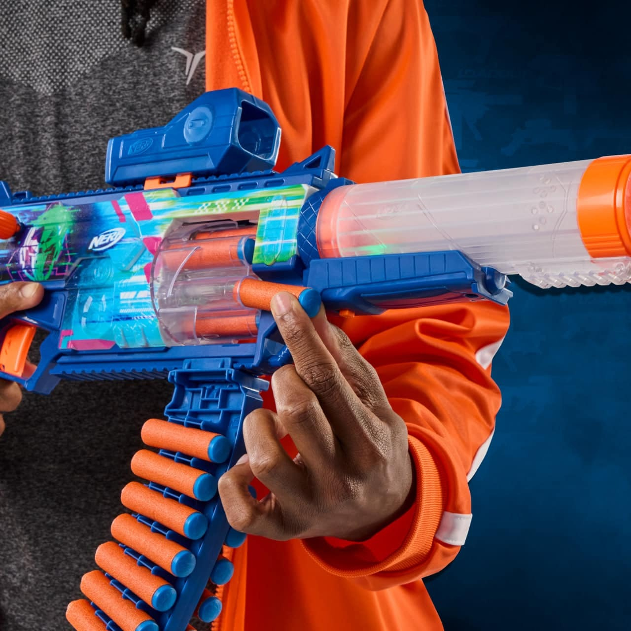 Бластер Nerf Loadout Cyberlight Ghost із LED-підсвіткою (G1824)фото8