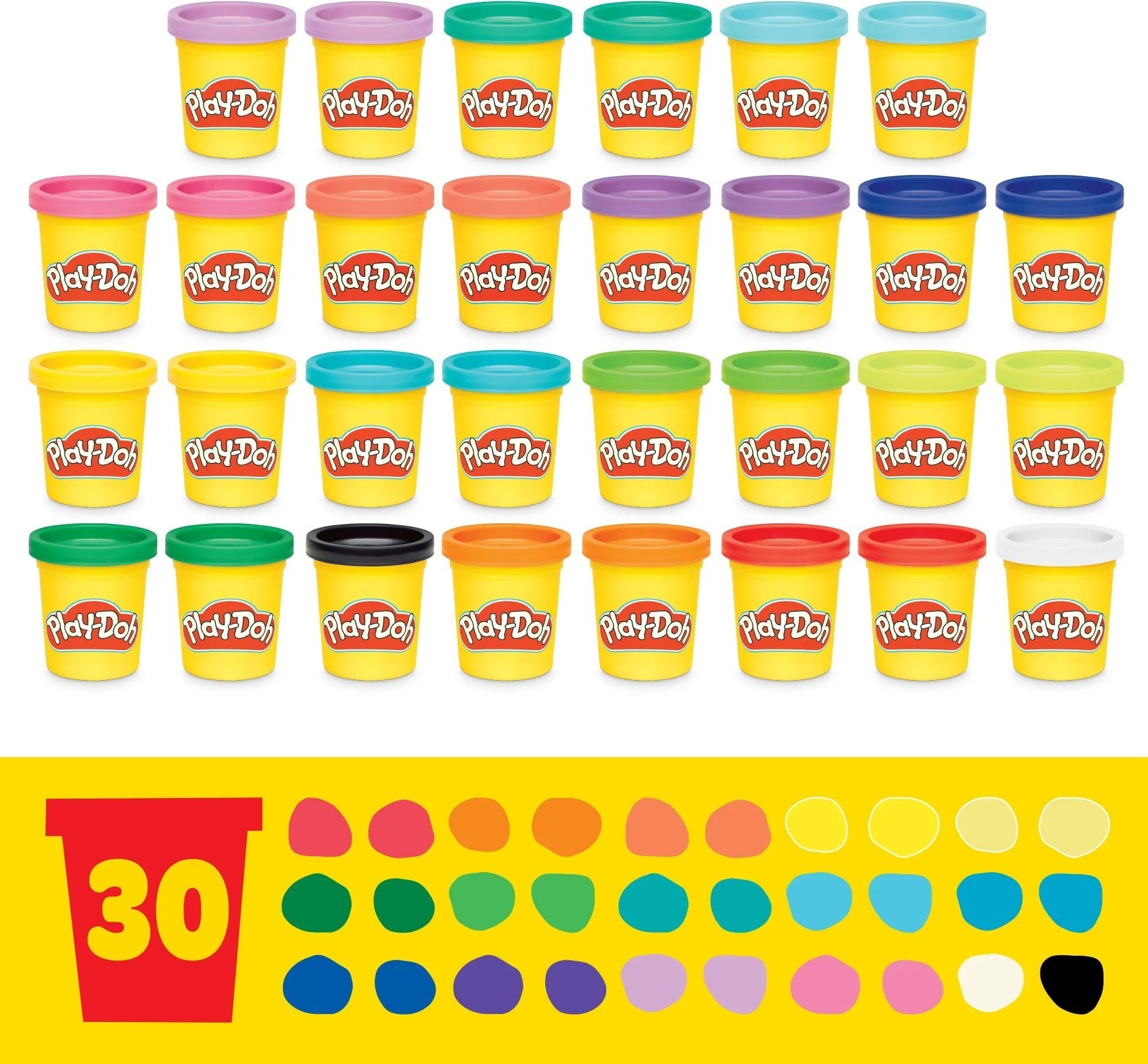 Набір маси для ліплення Play-Doh, 30 баночок (F0634)фото3