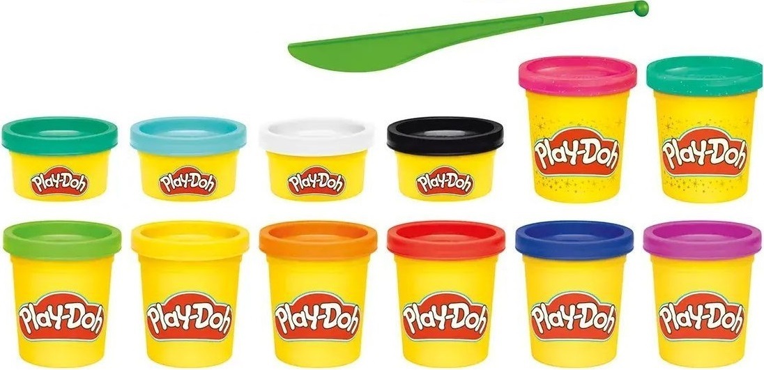 Набір маси для ліплення Play-Doh, 12 баночок (F1989)фото2