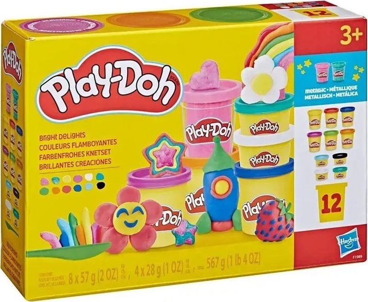 Набір маси для ліплення Play-Doh, 12 баночок (F1989)фото3