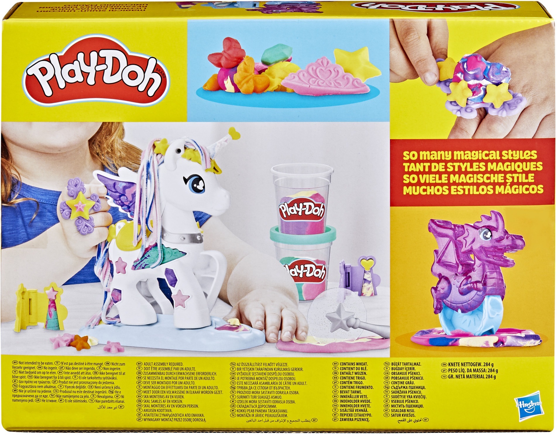 Набор для творчества Play-Doh с массой для лепки Стильный единорог (F3613) фото2
