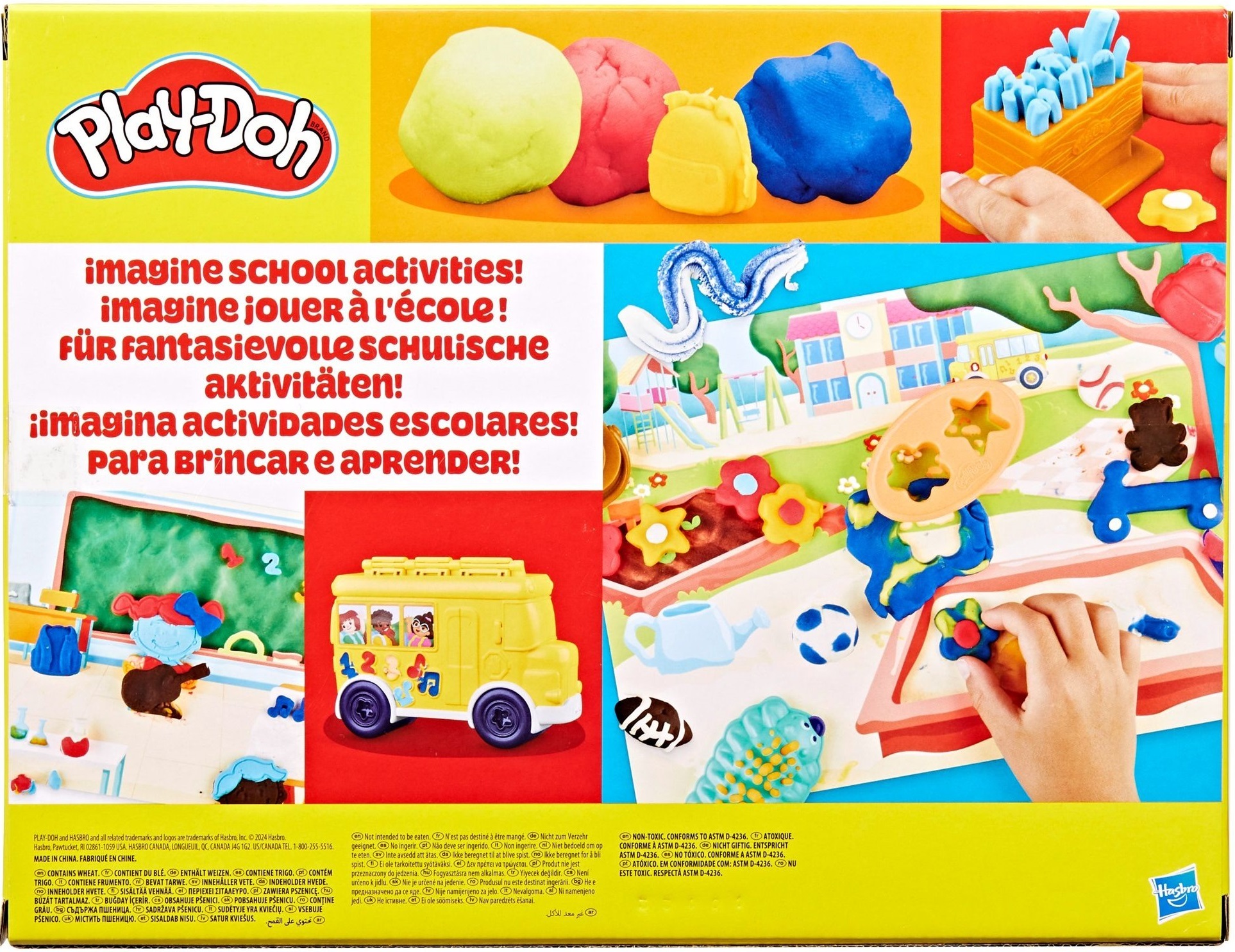 Набір для творчості Play-Doh з масою для ліплення Шкільні пригоди (F9140)фото4