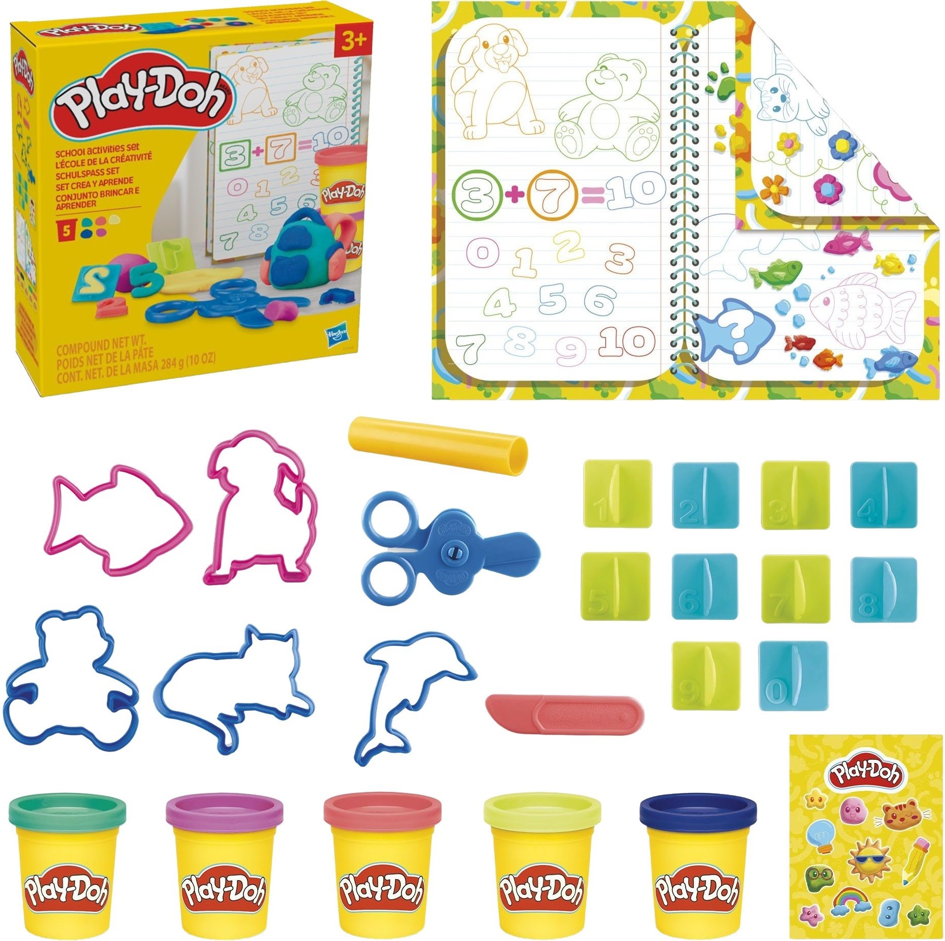 Набір для творчості Play-Doh з масою для ліплення Шкільні заняття (F9144)фото2