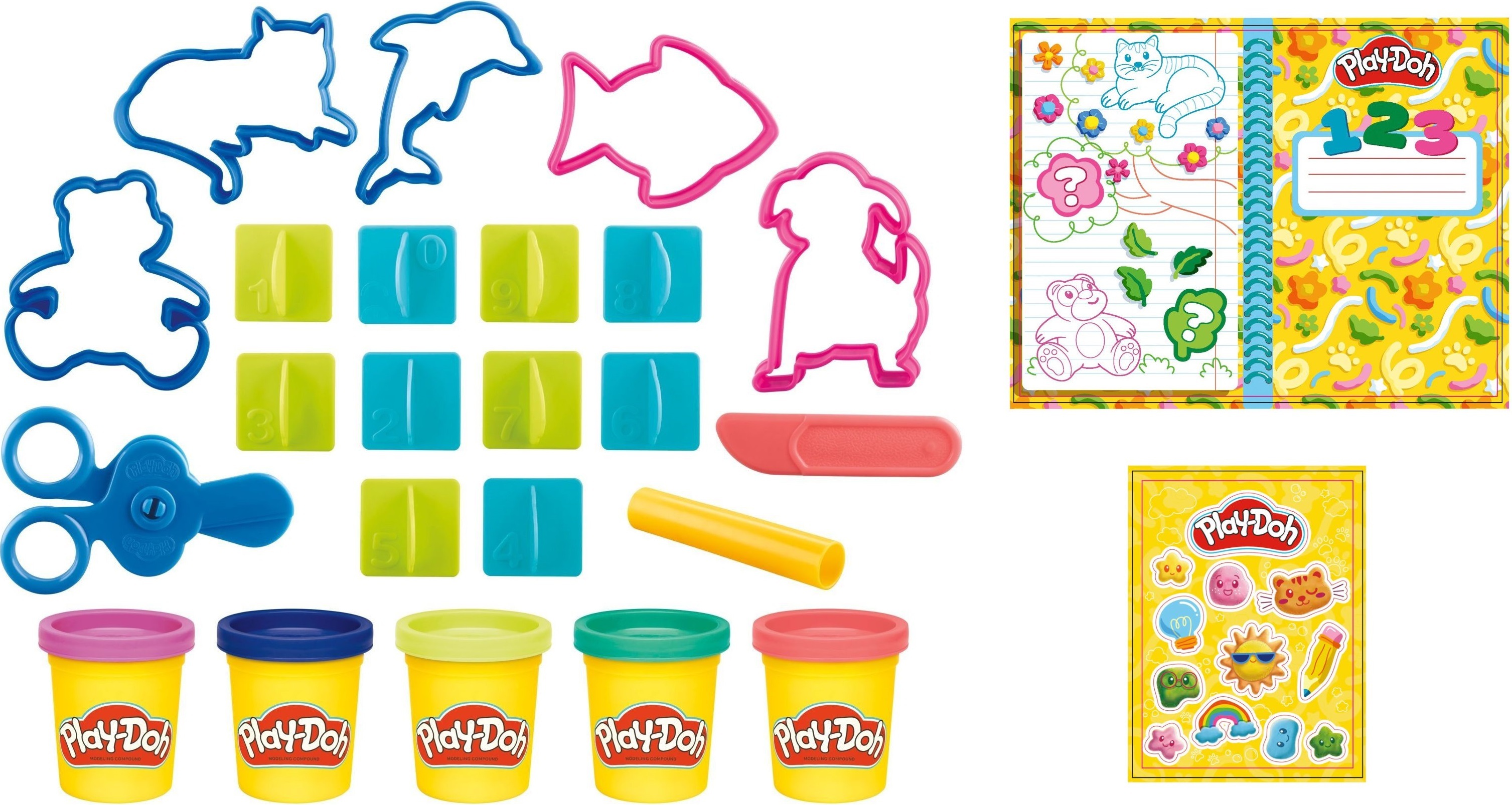 Набір для творчості Play-Doh з масою для ліплення Шкільні заняття (F9144)фото3