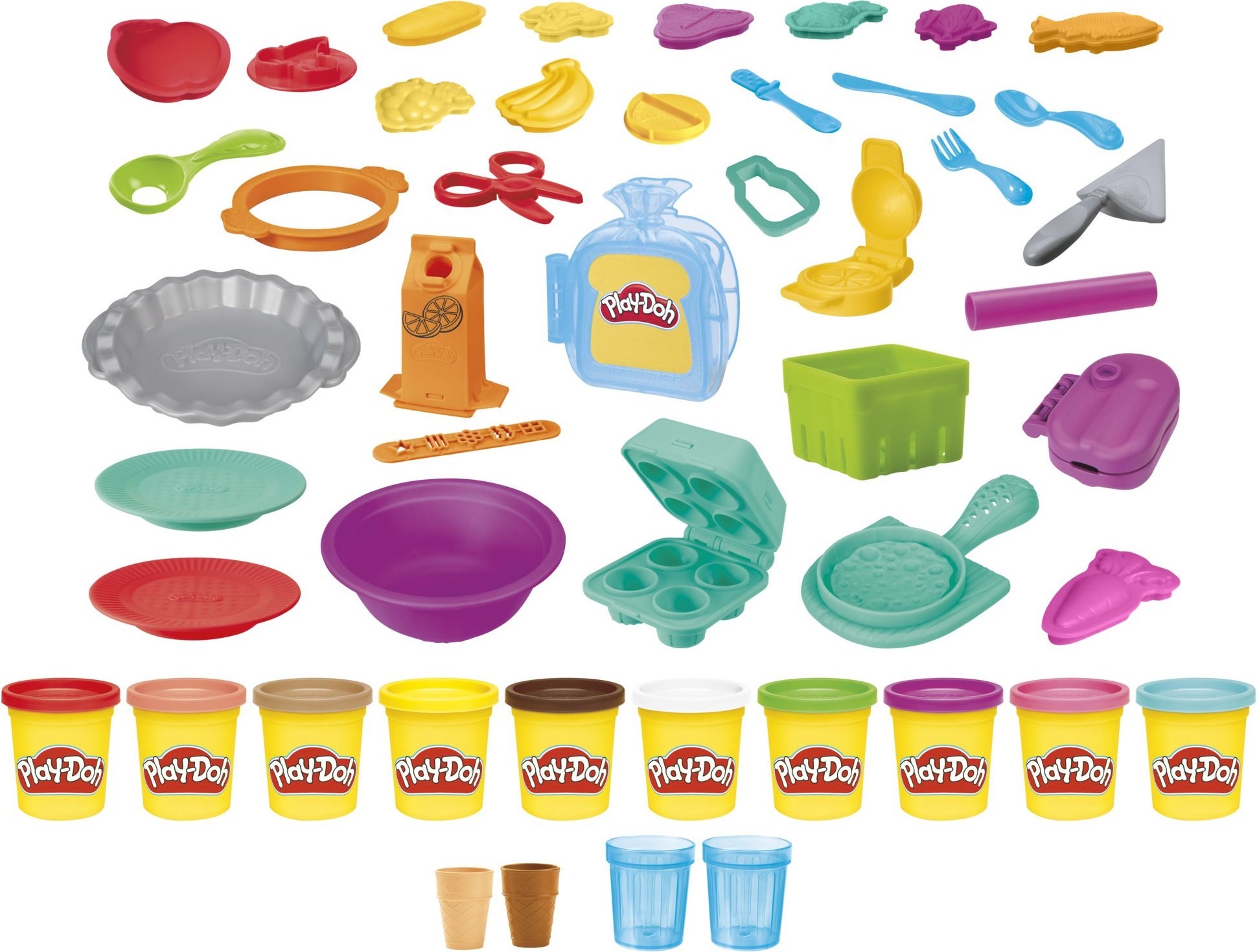 Набір для творчості Play-Doh з масою для ліплення Весела кухня (G0538)фото2