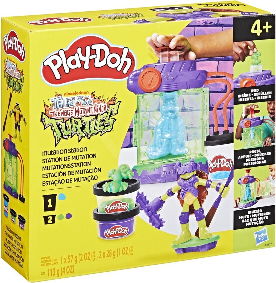 Набор для творчества Play-Doh с массой для лепки Черепашки-ниндзя: Мутационная станция (G0557) фото 