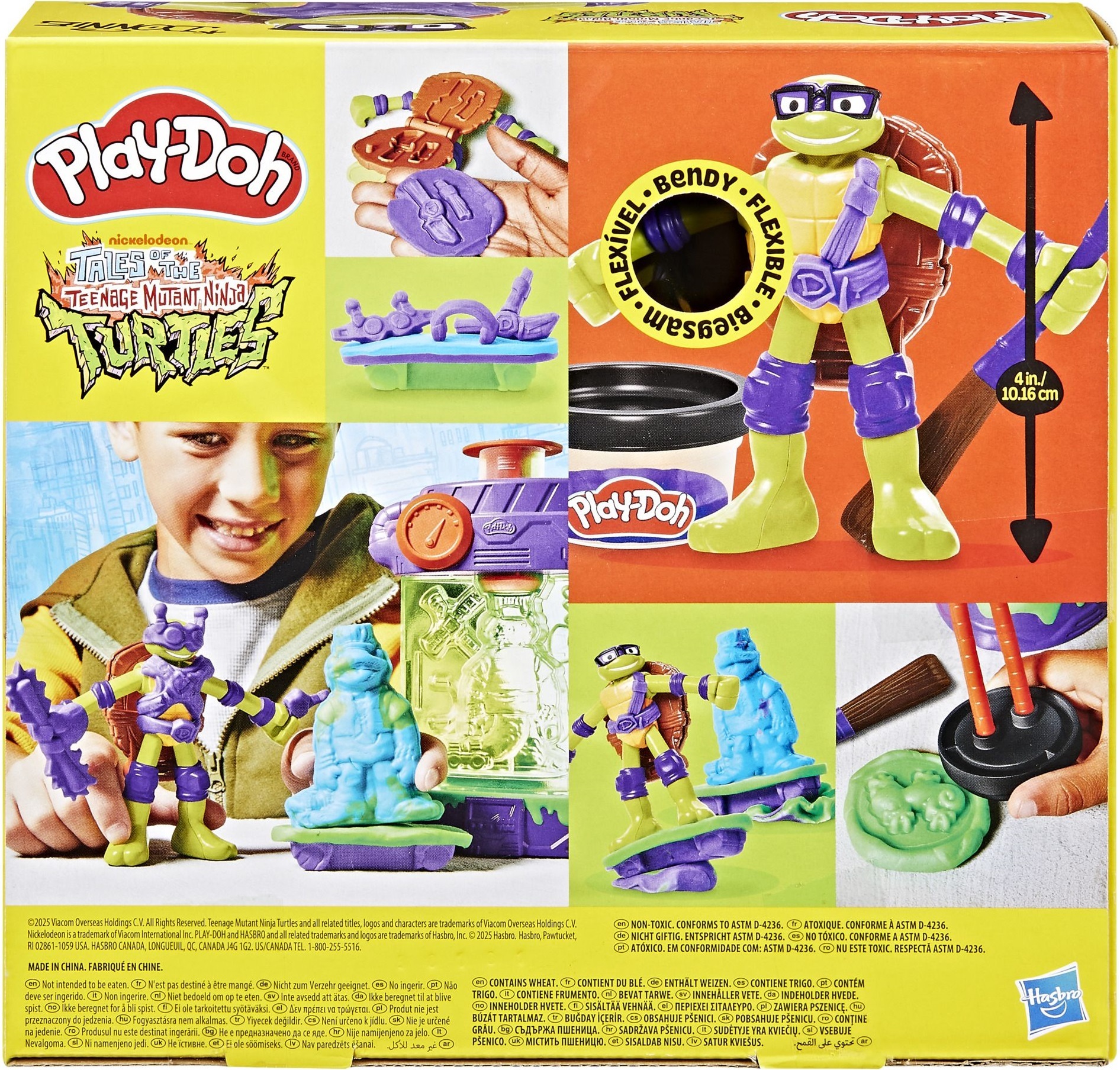 Набор для творчества Play-Doh с массой для лепки Черепашки-ниндзя: Мутационная станция (G0557) фото 