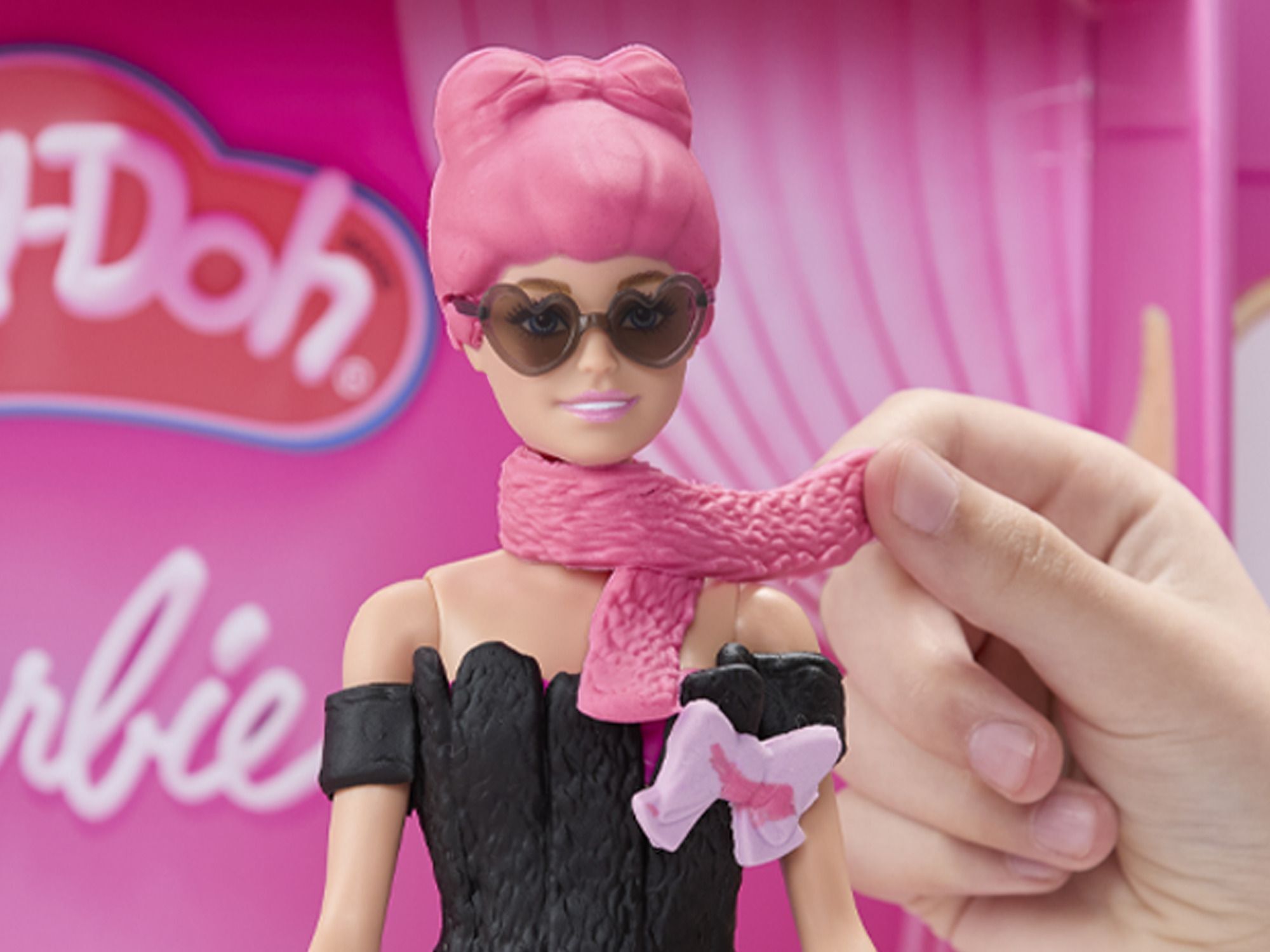 Набір для творчості Play-Doh з масою для ліплення Barbie. Показ Моди (G1356)фото5