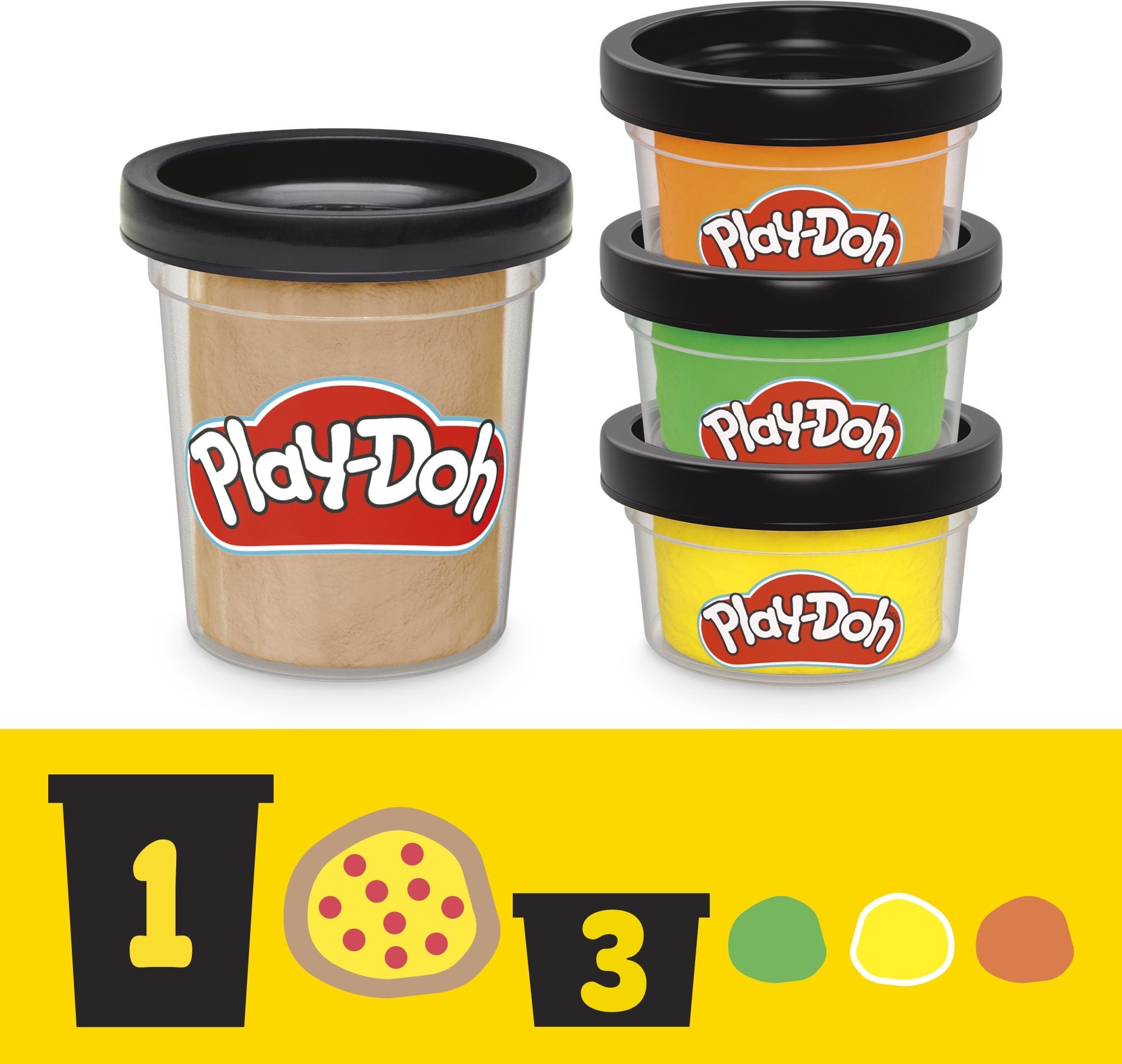 Набір для творчості Play-Doh з масою для ліплення Черепашки-ніндзя: Піца-атака (G1829)фото3